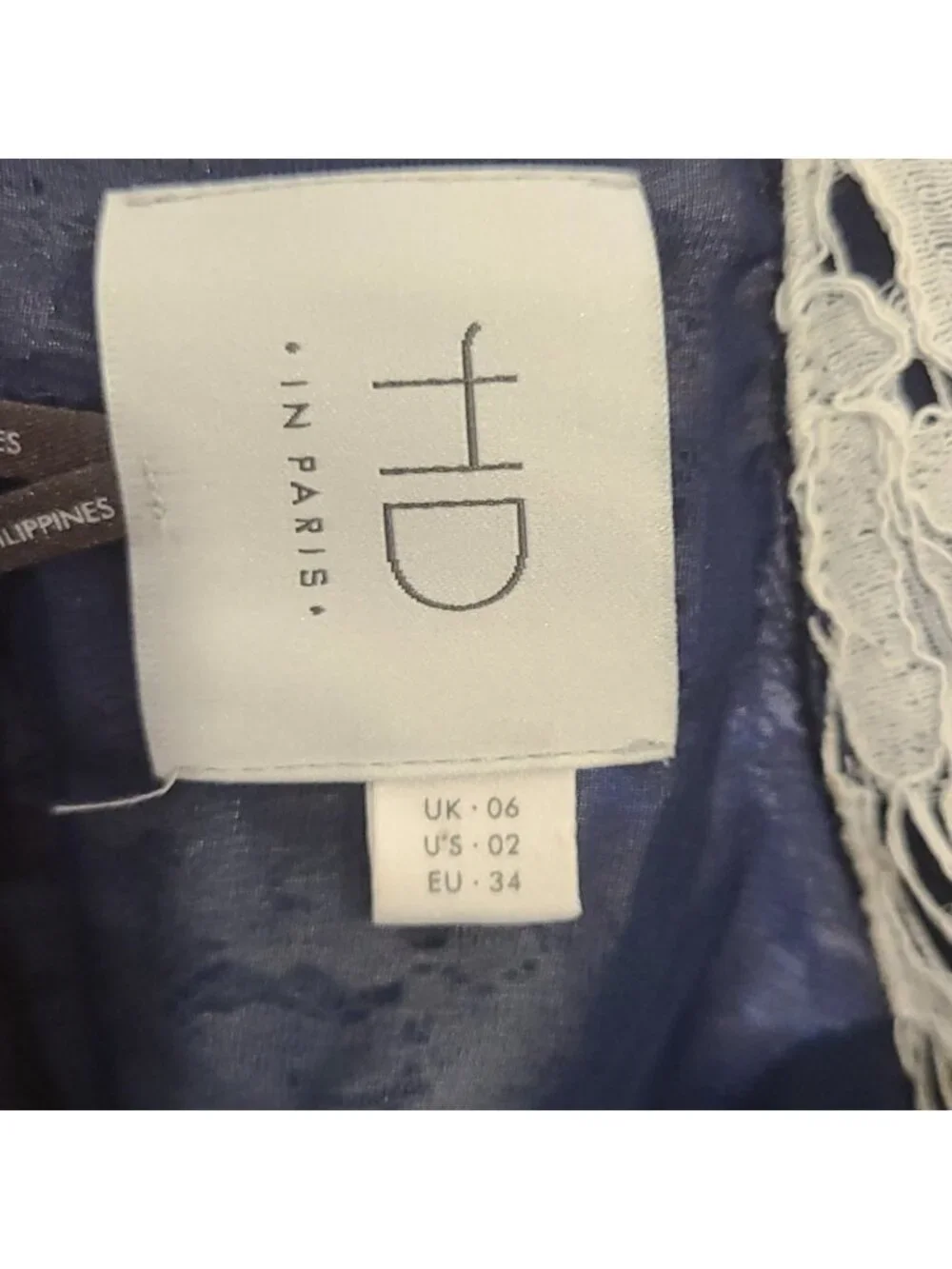 Anthropologie blue white
